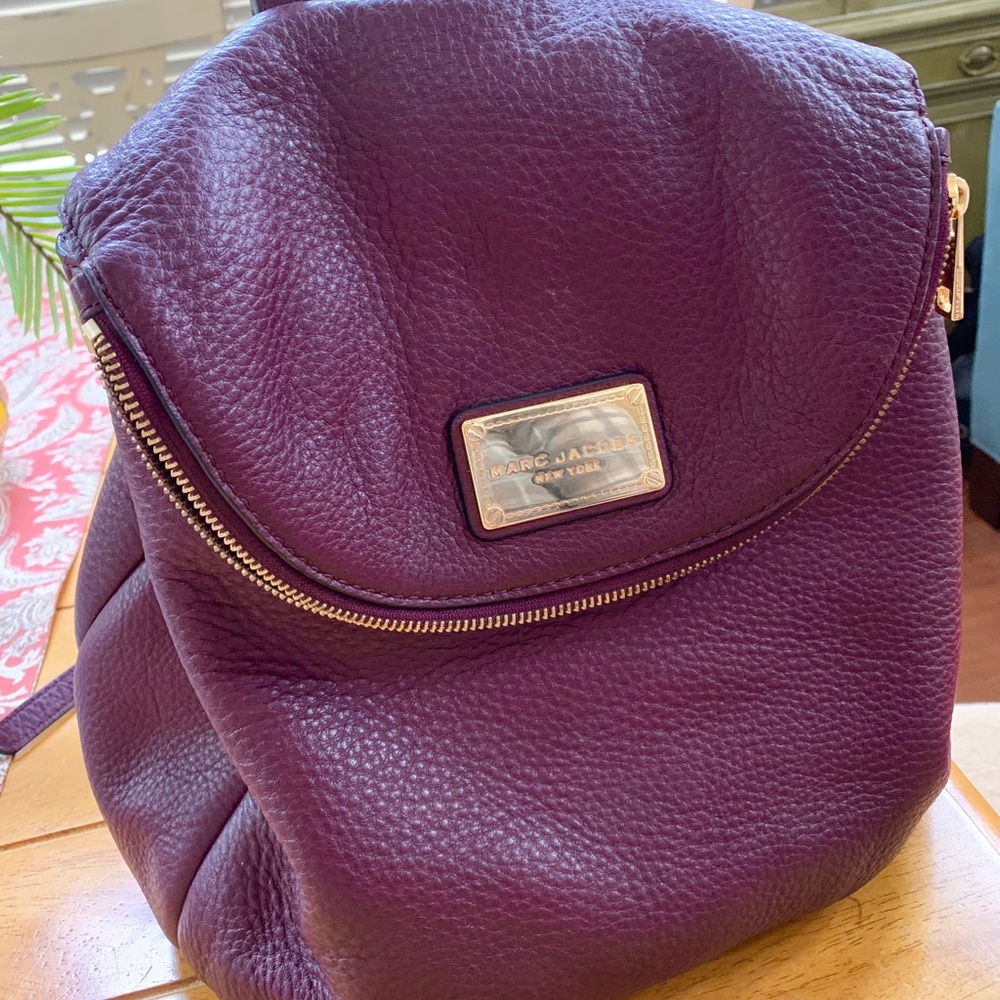 Marc Jacobs leather backpack